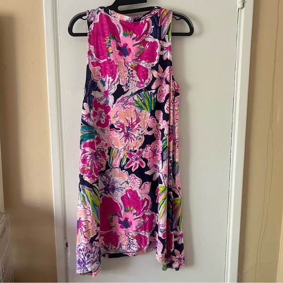 Lilly Pulitzer Havana Sheath Dress Floral V Neck Sleeveless Relaxed Fit Resort - Picture 7 of 7